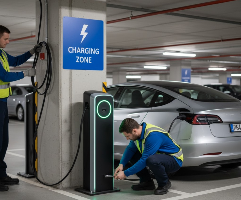 instalación de puntos de recarga